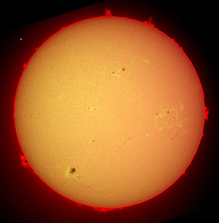 Sonne im H-Alpha-Licht